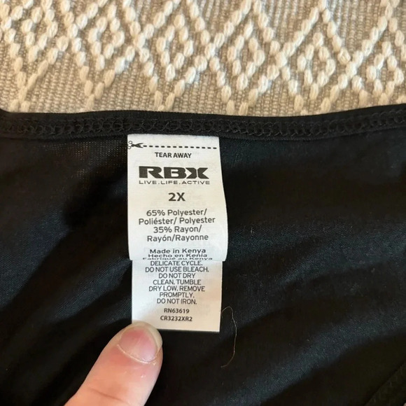 RBX Active Women's Plus Size Sleeveless Relaxed Fashion Workout Yoga Tank Top 2X - Picture 8 of 8